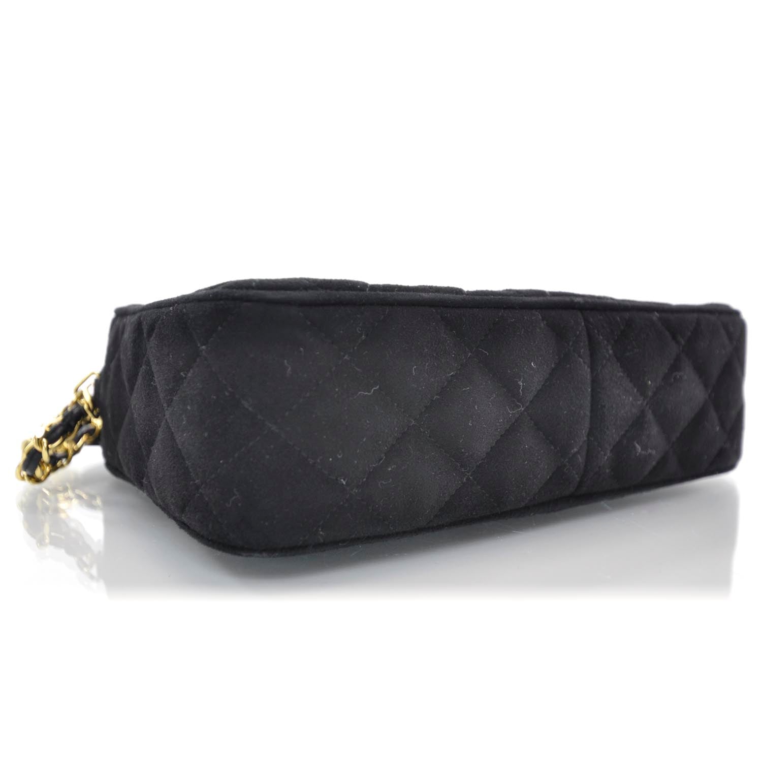 Chanel Suede Tassel Camera Case Black 6 of 11