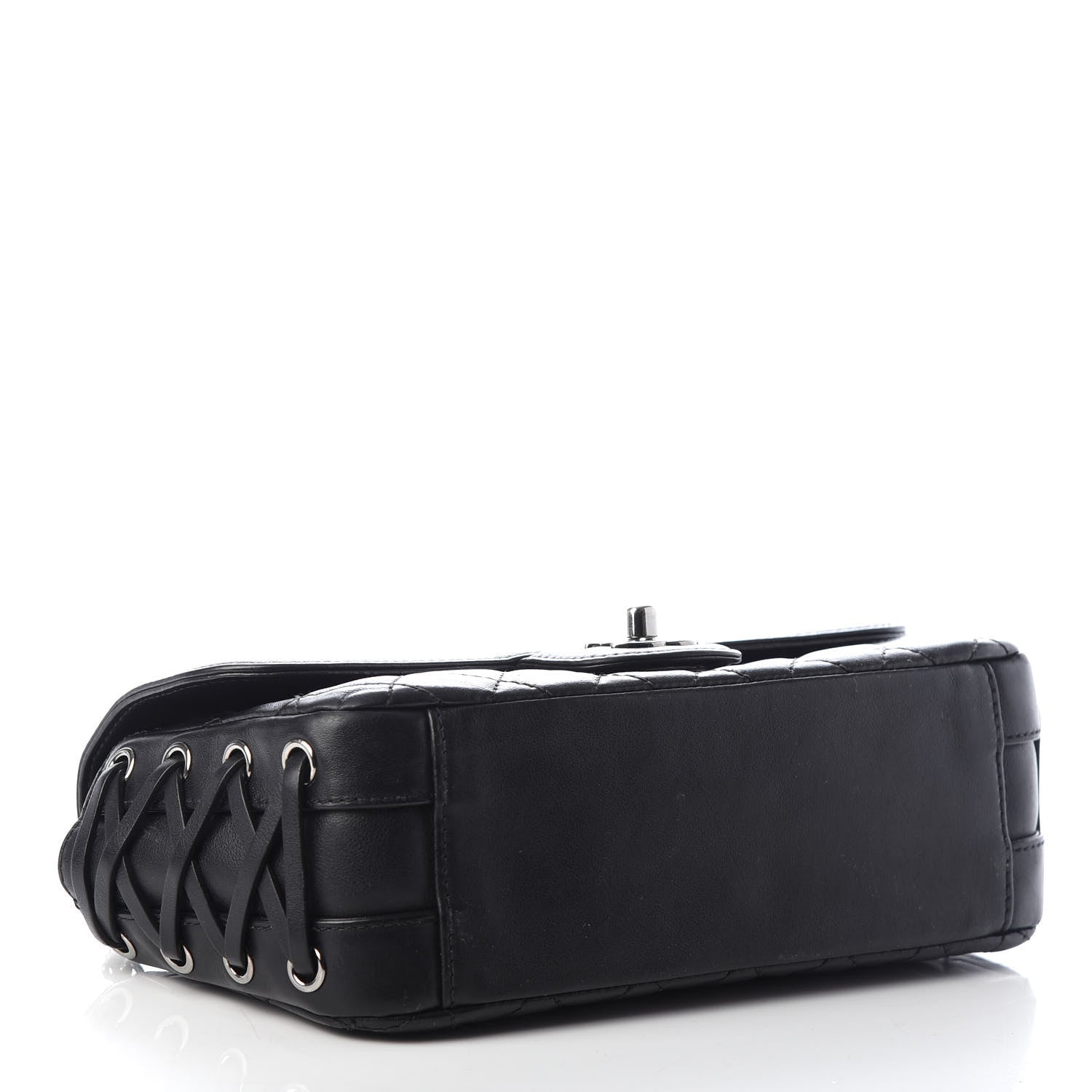 Chanel Calfskin Quilted Small Coco Corset Flap Black 4 of 10