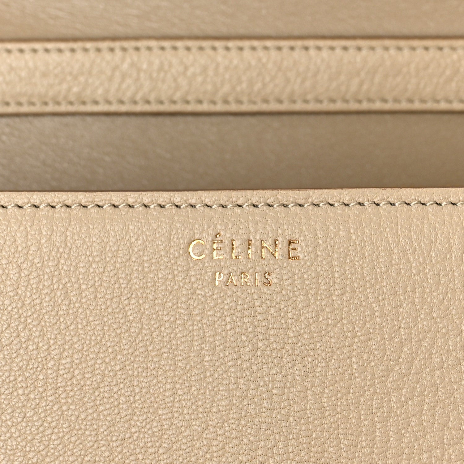 Celine Goatskin Medium Classic Box Flap Bag Dune 6 of 8