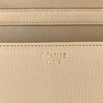 Celine Goatskin Medium Classic Box Flap Bag Dune 6 of 8