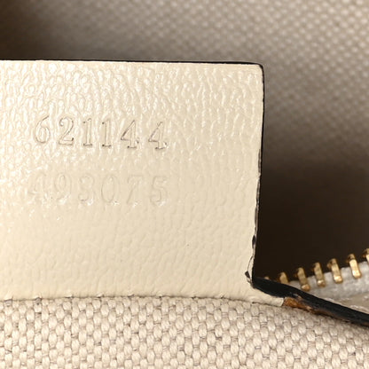 Gucci Monogram Calfskin Medium Horsebit 1955 Tote Bag Beige Mystic White 8 of 11