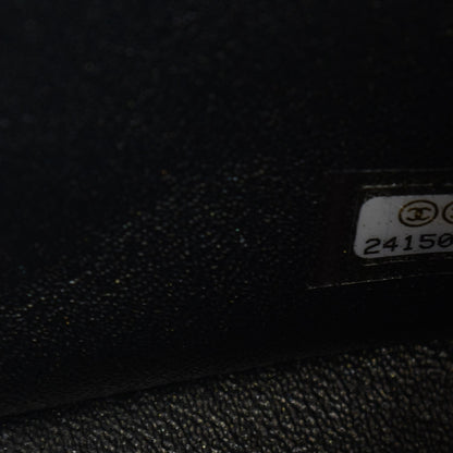 Chanel Metallic Caviar Quilted Mini Square Flap Dark Charcoal 7 of 8