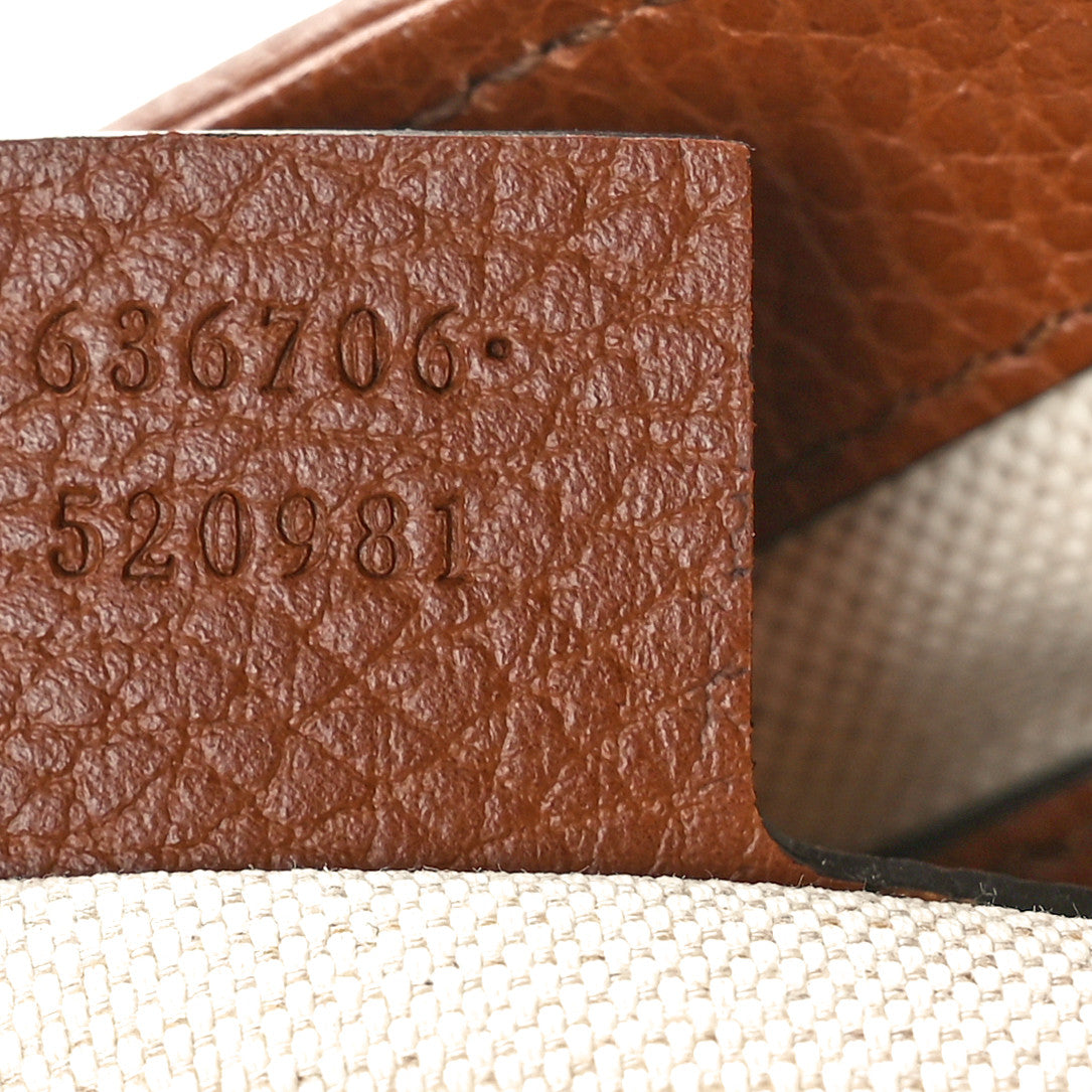 New Denim GG Monogram Calfskin Small Jackie 1961 Hobo Blue Tea Cuir