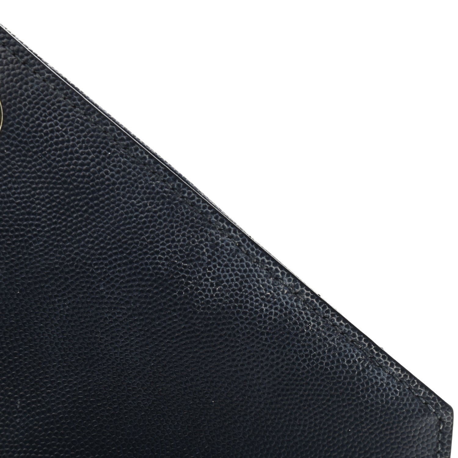 Saint Laurent Grain De Poudre Textured Mixed Matelasse Triquilt Medium Monogram Satchel Deep Marine 11 of 15