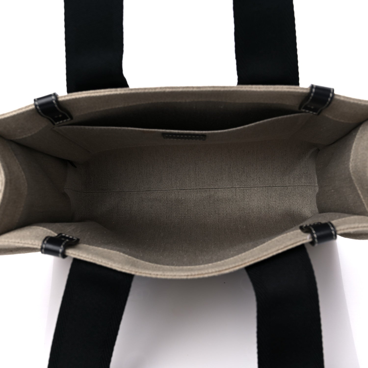 Chloe Linen Calfskin Medium Woody Ribbon Tote Black Blue 5 of 9