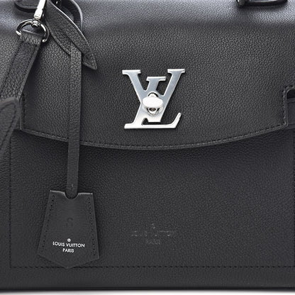 Louis Vuitton Calfskin Lockme Ever BB Black 9 of 10