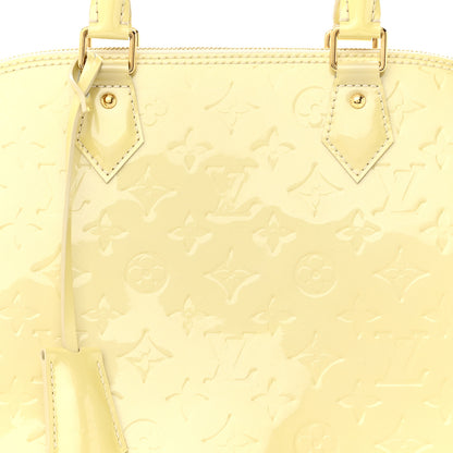 Louis Vuitton Vernis Alma GM Blanc Corail 8 of 13