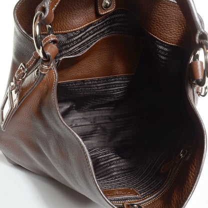 Prada Vitello Daino Hobo Bruciato 15 of 20