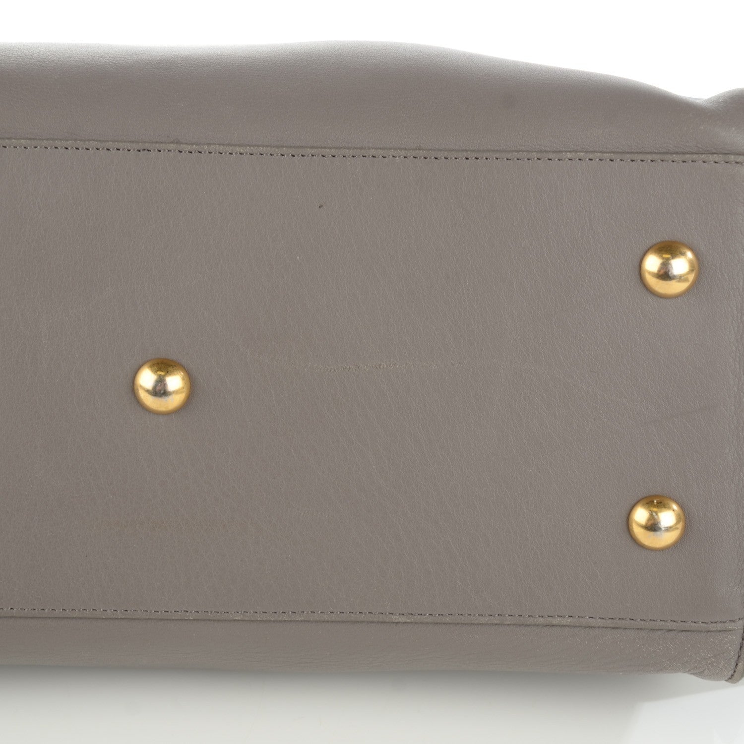 Saint Laurent Calfskin Small Classic Y Cabas Grey 8 of 8