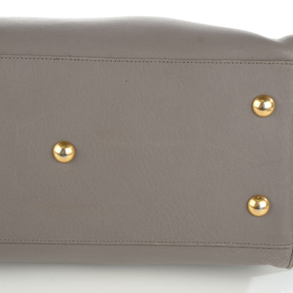 Saint Laurent Calfskin Small Classic Y Cabas Grey 8 of 8