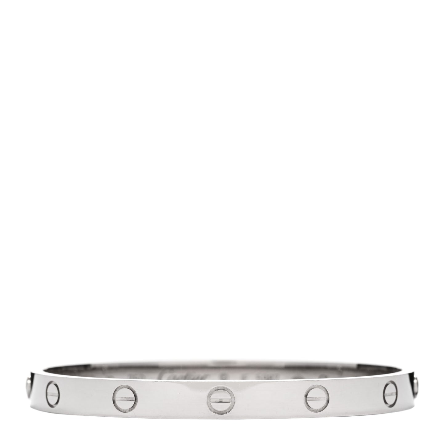 18K White Gold LOVE Bracelet 18