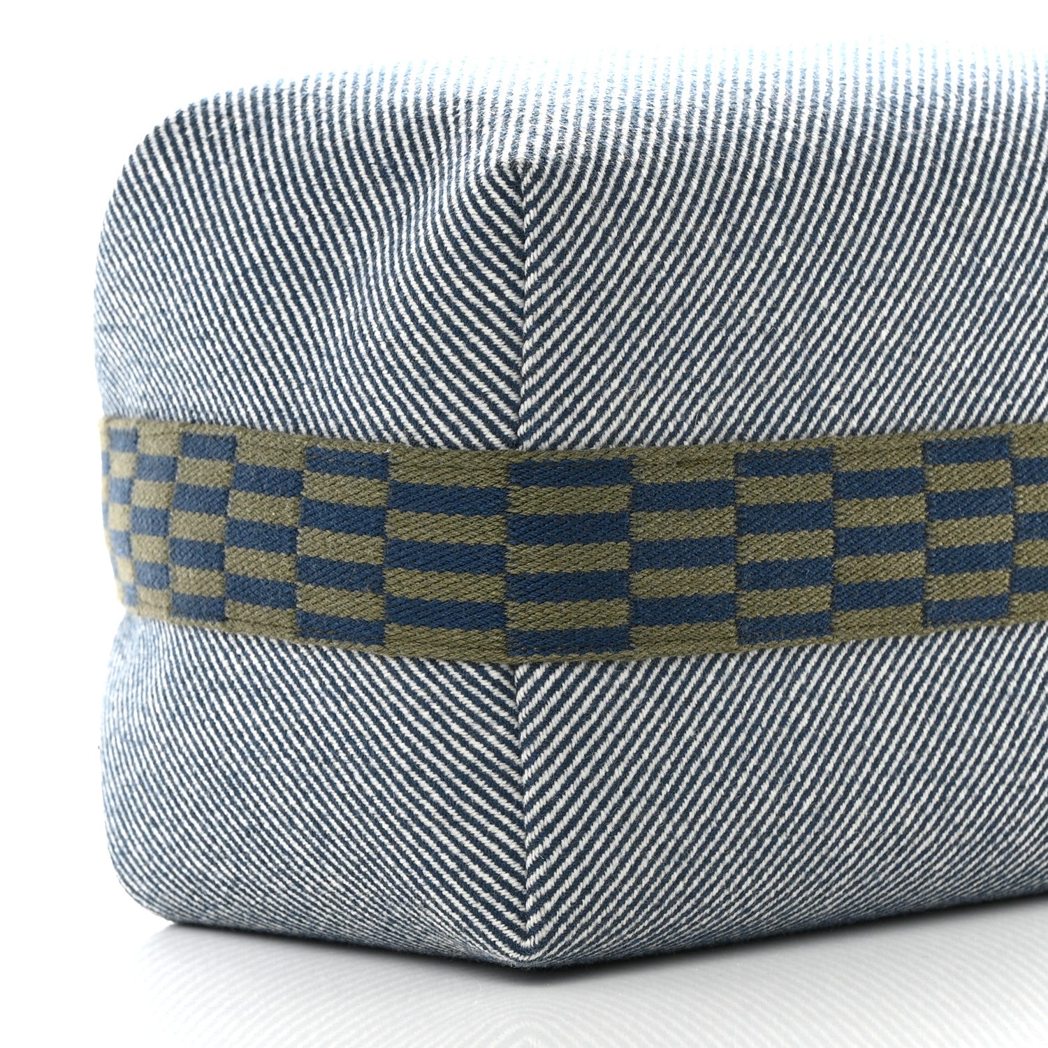 Hermes Wool Large Bride-A-Brac H Natte Pouch Bleu Abysse 8 of 9