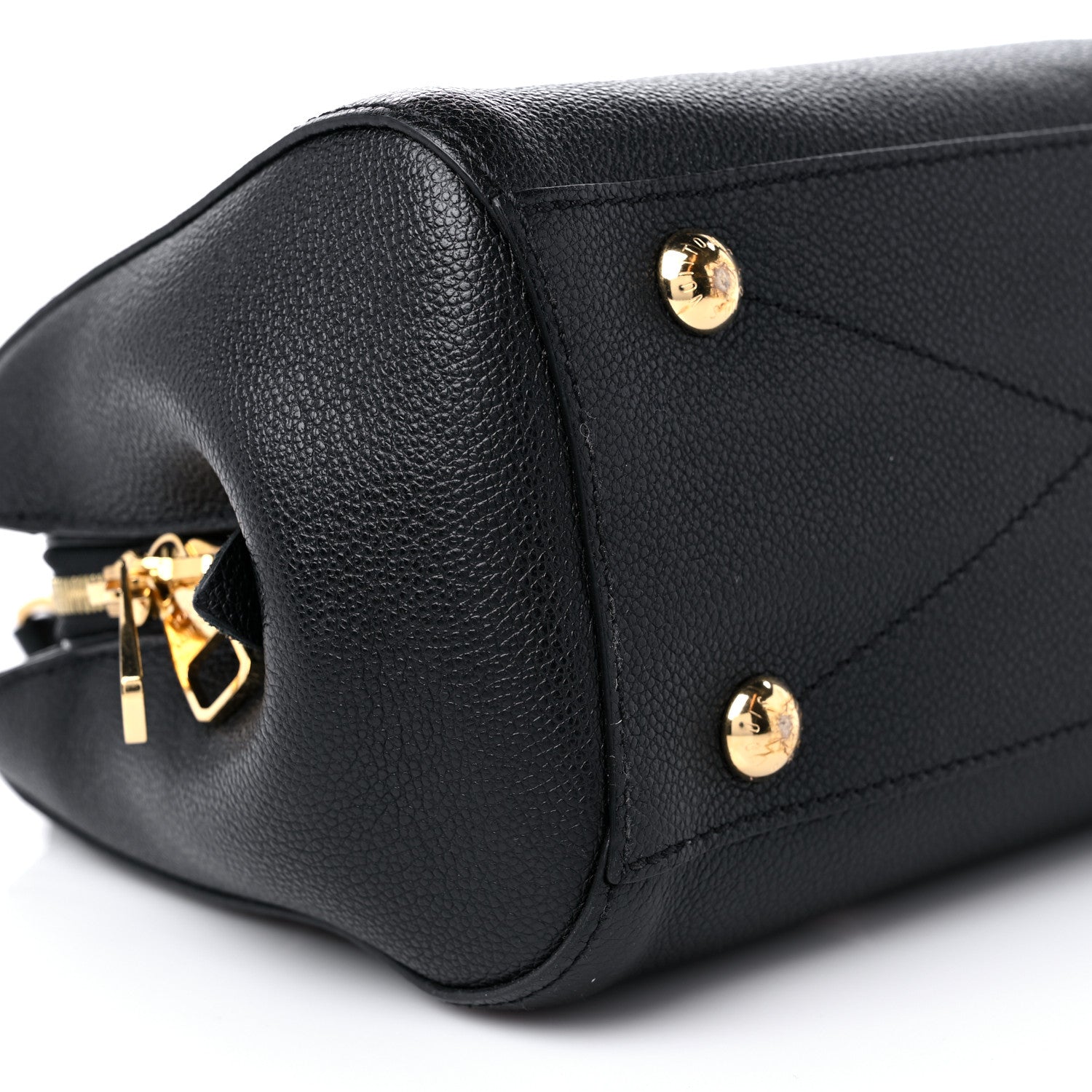 Louis Vuitton Empreinte Monogram Giant Montaigne BB Black Beige 7 of 11