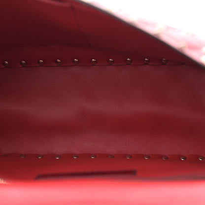 Valentino Garavani Nappa Large Rockstud Spike Shoulder Bag Rubino 5 of 9