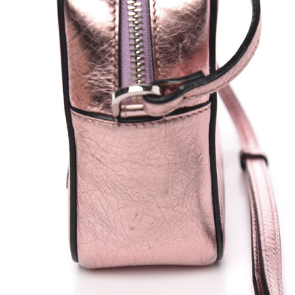 Lanvin Laminated Calfskin Mini Nomad Crossbody Rose Pale Pink 10 of 10