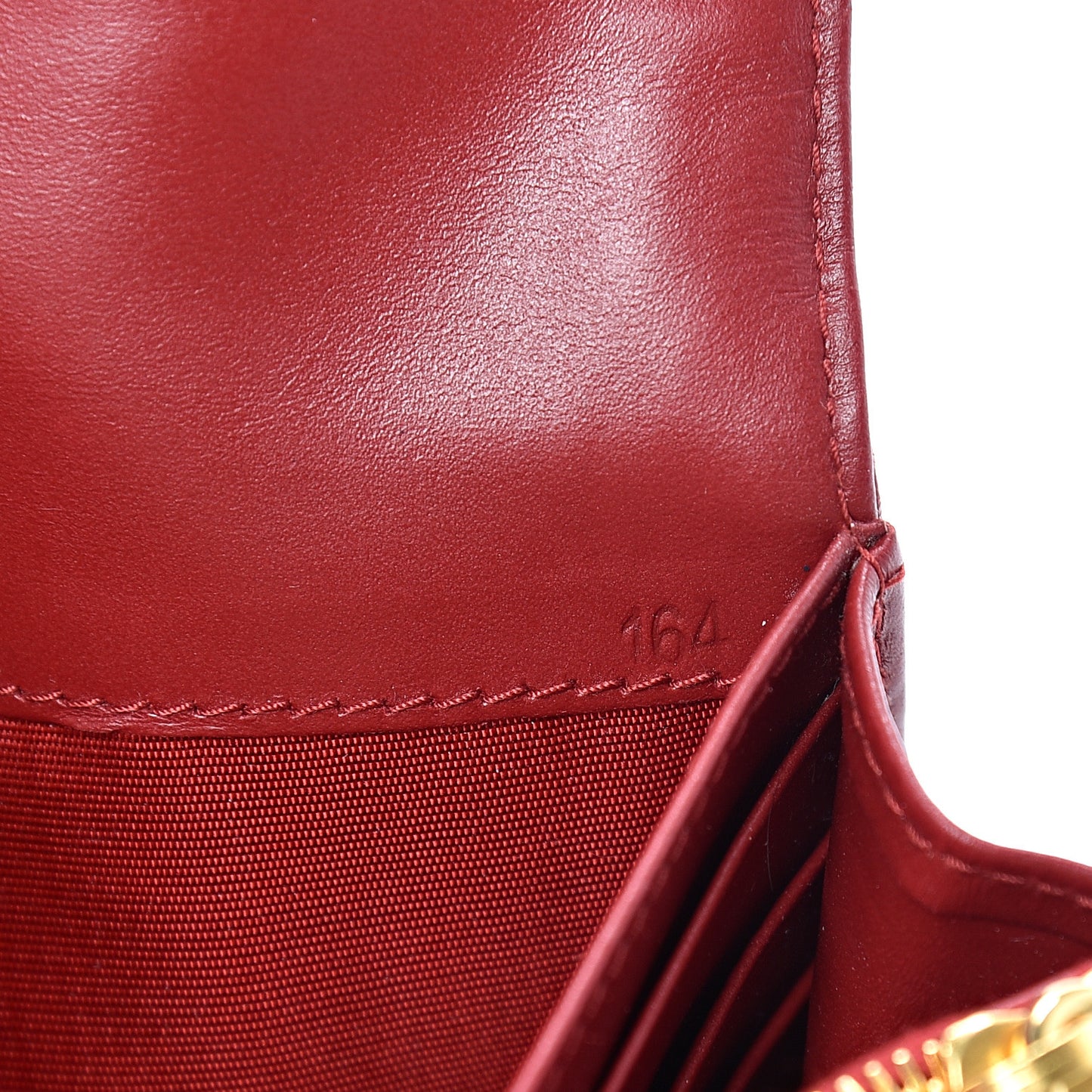 Embossed Crocodile Lux Continental Wallet Rubino