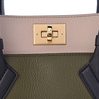 Louis Vuitton Calfskin Monogram On My Side MM Laurier Green Toffee Latte Beige 7 of 11