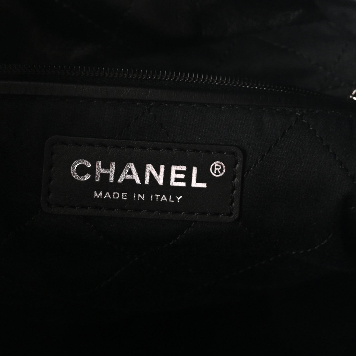 Chanel Shiny Calfskin Quilted Small Chanel 22 Black 7 of 11