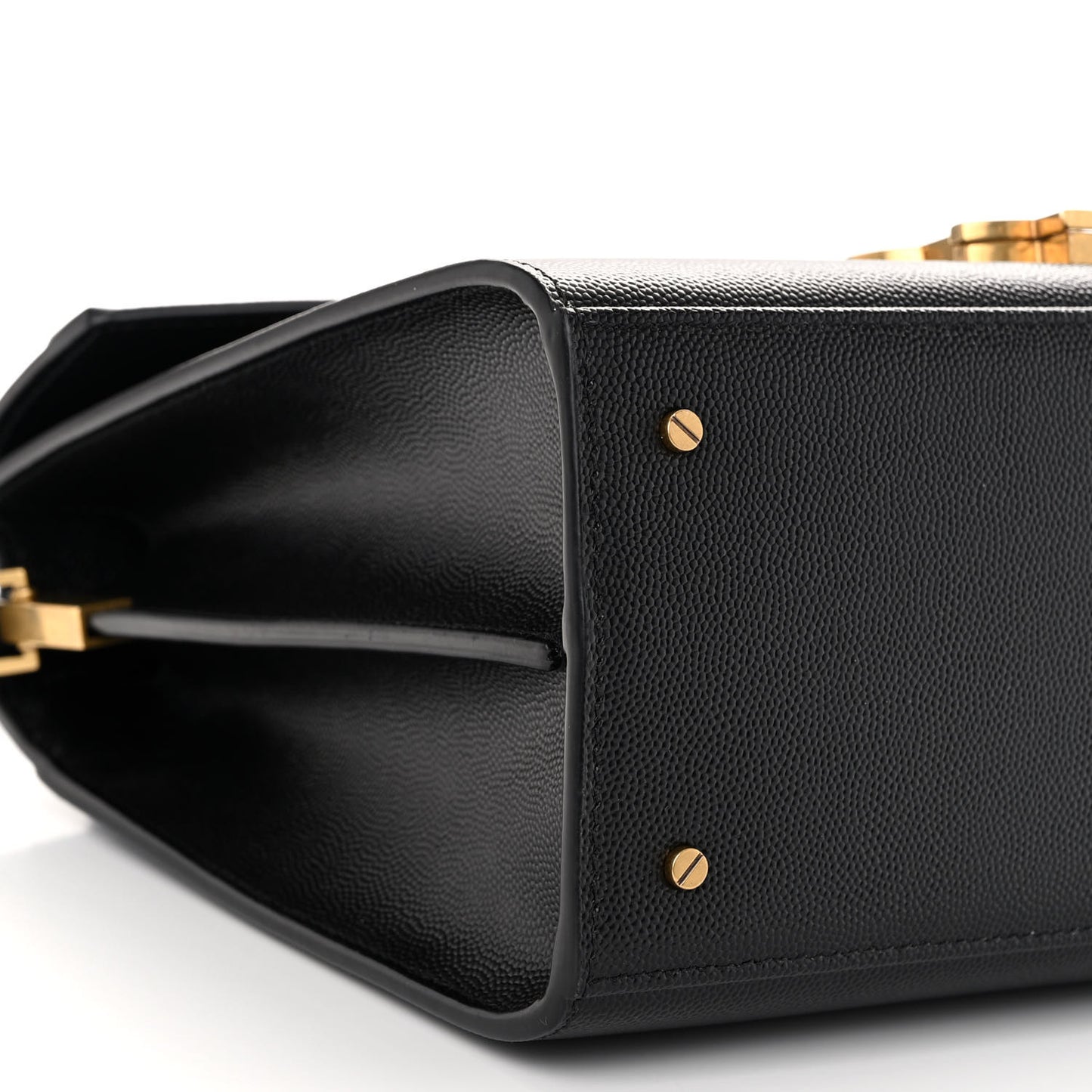 Grain de Poudre Medium Classic Monogram Cassandra Top Handle Black