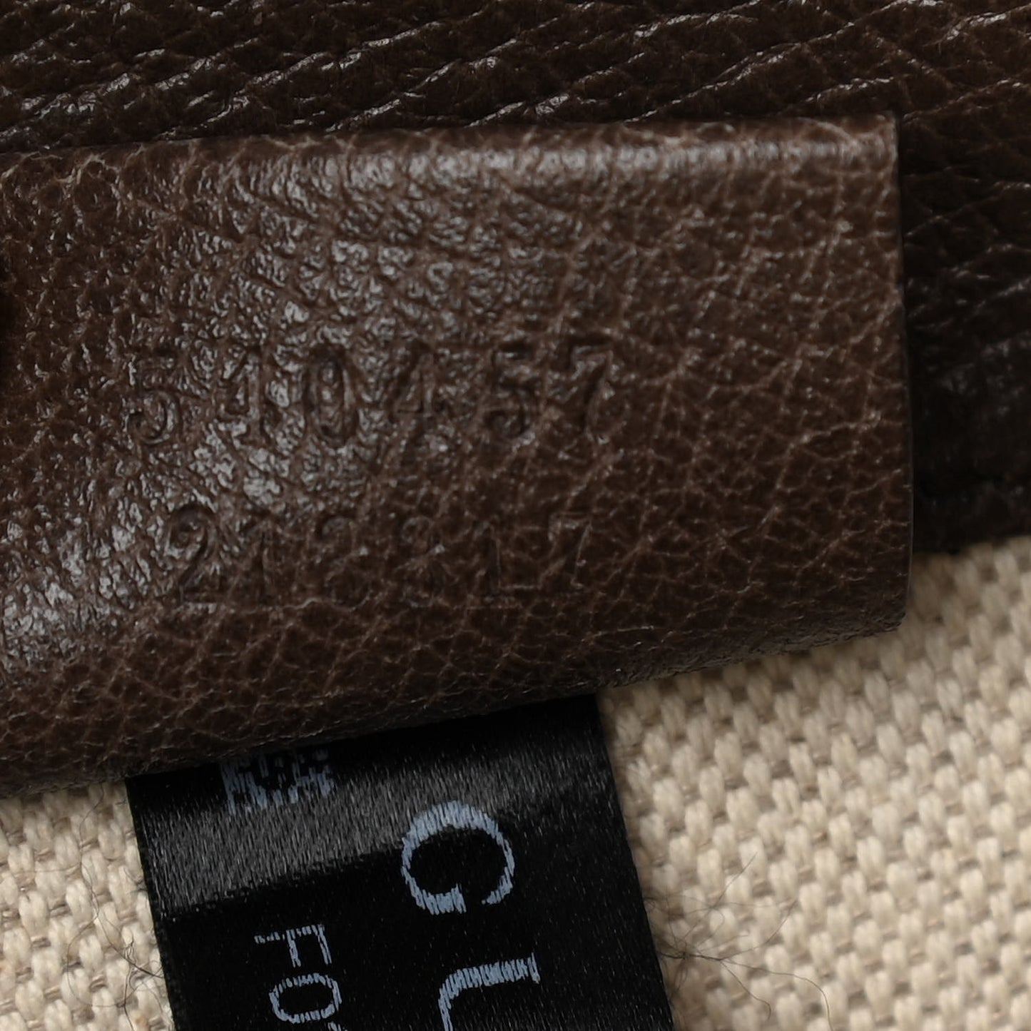 GG Supreme Monogram Web Ophidia Bucket Bag Brown