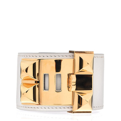 Hermes Swift Collier de Chien CDC Bracelet T2 White 2 of 3