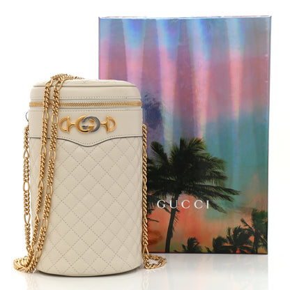 Gucci Calfskin Trapuntata Zumi Belt Bag Off White 12 of 12
