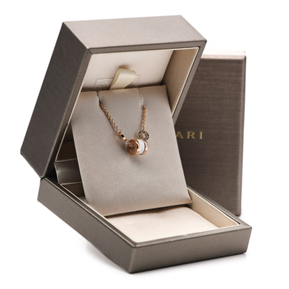 Bulgari 18K Rose Gold White Ceramic B.Zero1 Bracelet ML 5 of 5