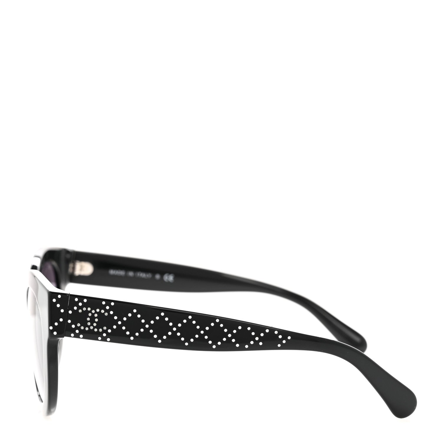 Chanel Crystal CC Sunglasses 5420-B-A Black 3 of 9