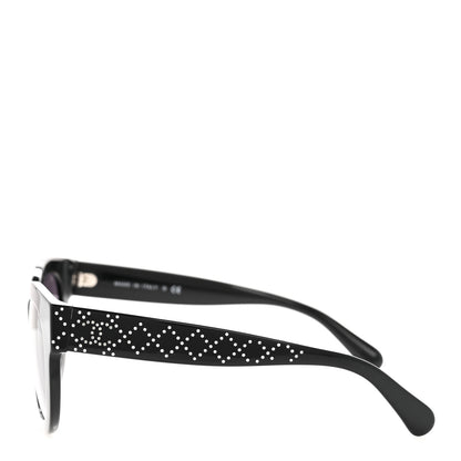 Chanel Crystal CC Sunglasses 5420-B-A Black 3 of 9