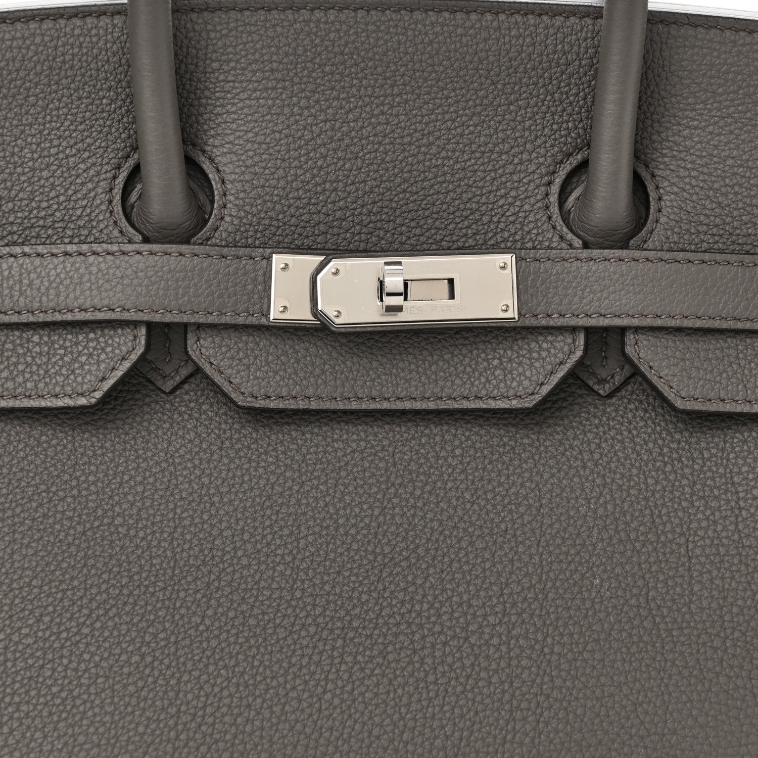 Hermes Togo Birkin 35 Etain 8 of 10