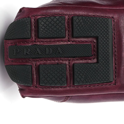 Prada Soft Nappa Re-Edition 2005 Men's Montecarlo Antiqued 8 Burgundy 7 of 9
