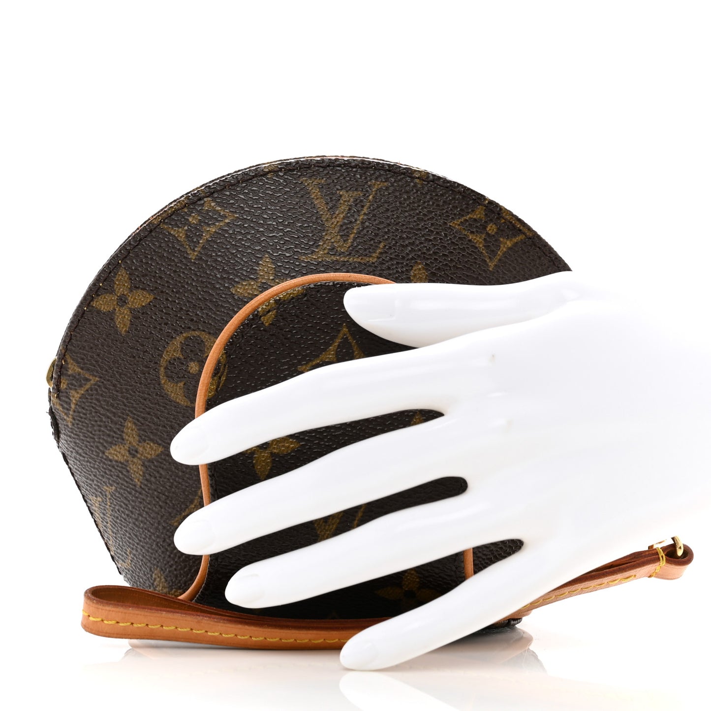 Monogram Mini Ellipse Wristlet Clutch