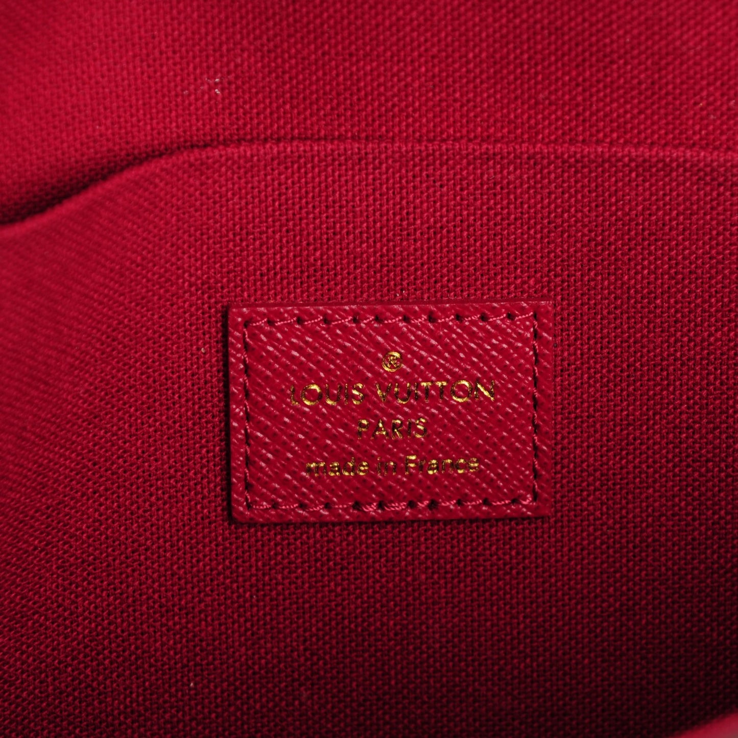 Monogram Pochette Felicie Chain Wallet Fuchsia
