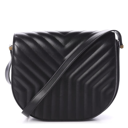 Saint Laurent Calfskin Quilted Y Joan Satchel Black 1 of 9