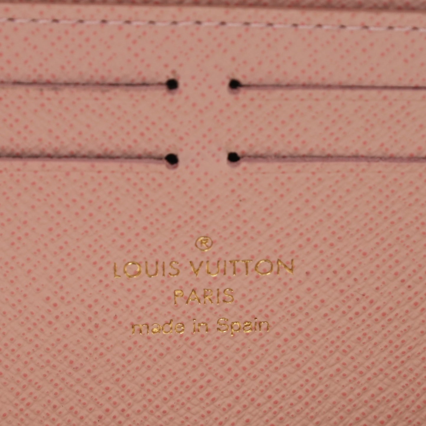 Damier Azur Clemence Wallet Rose Ballerine