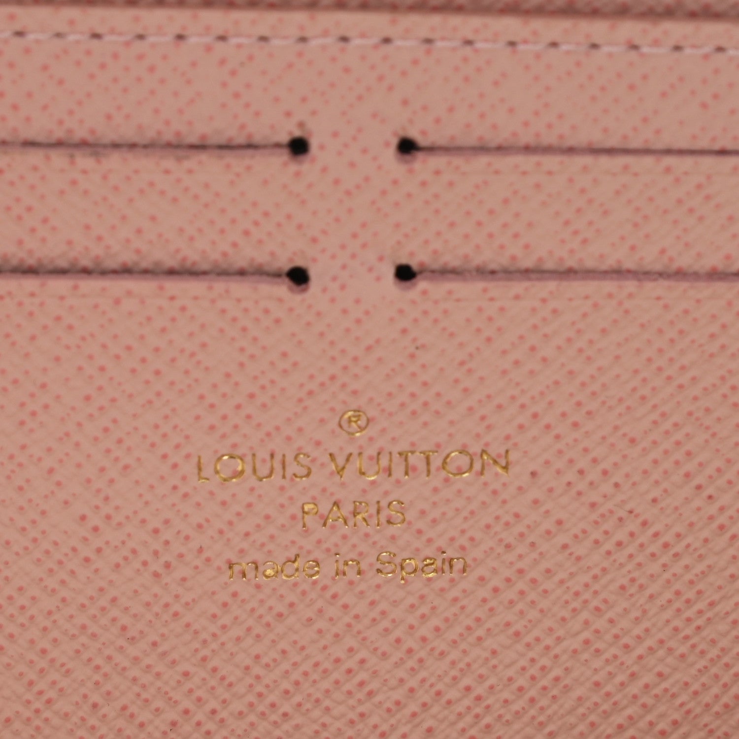 Louis Vuitton Damier Azur Clemence Wallet Rose Ballerine 6 of 7