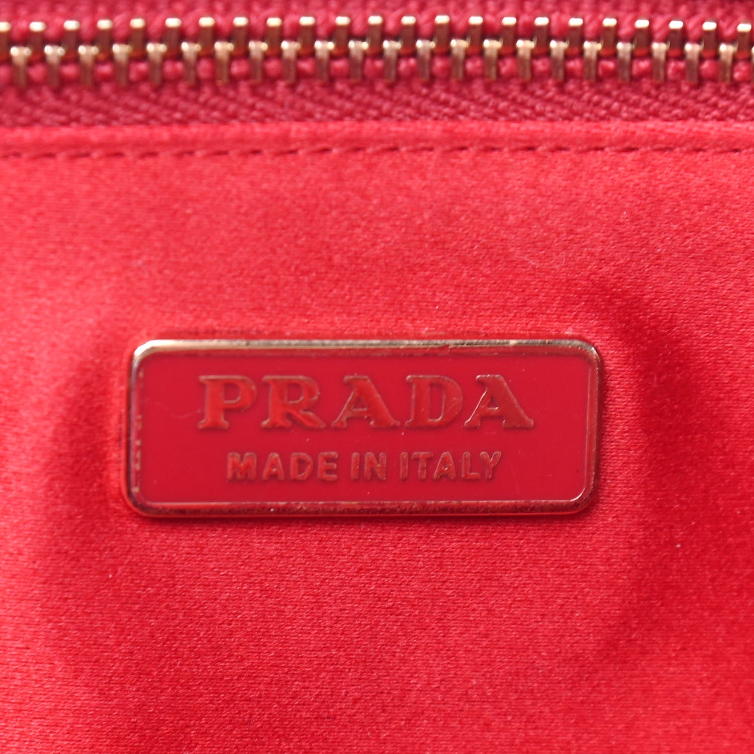 Prada Goatskin Intreccio Top Handle Bag Bianco Fuoco 6 of 9
