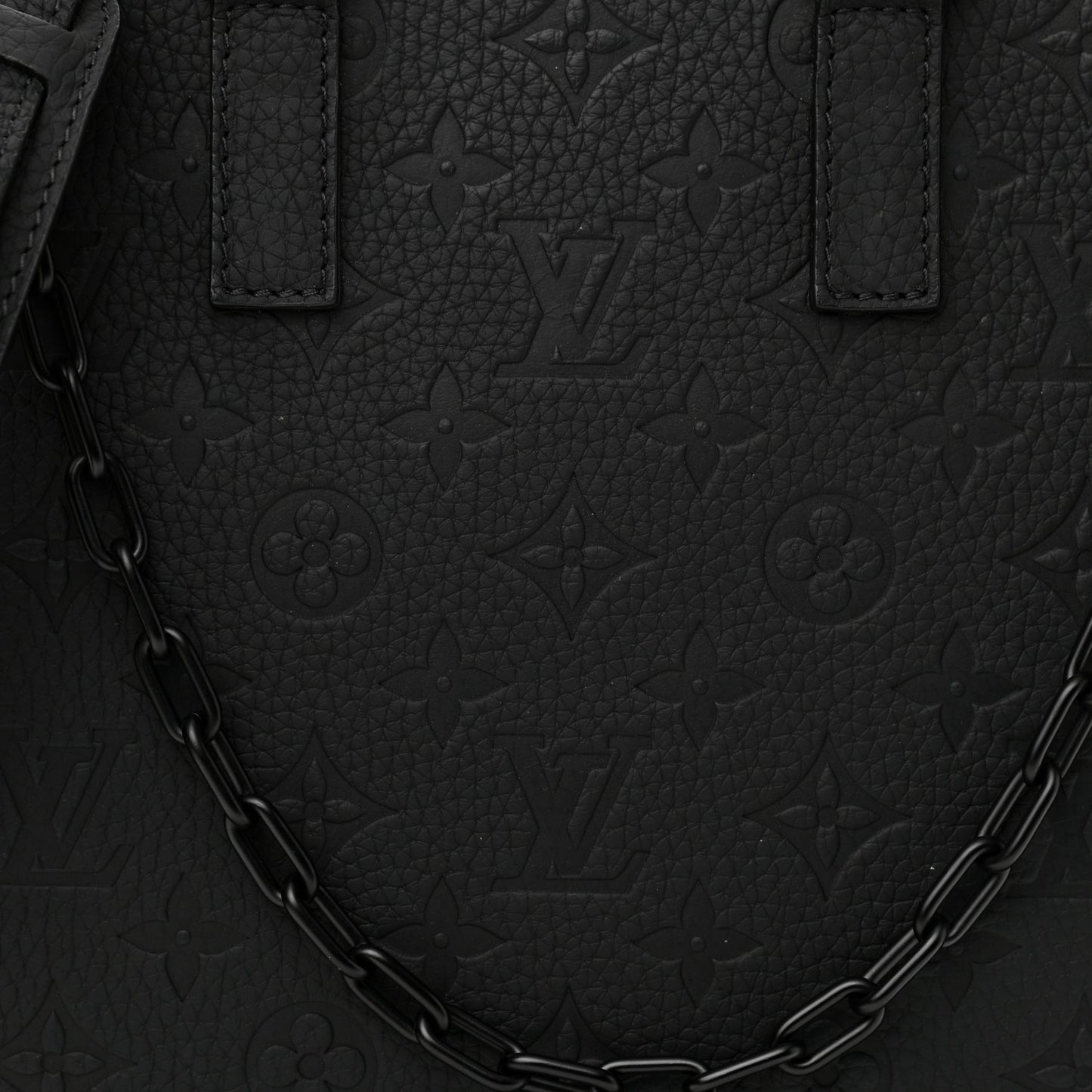 Taurillon Monogram Sac Plat Messenger Black