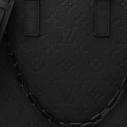 Louis Vuitton Taurillon Monogram Sac Plat Messenger Black 7 of 9