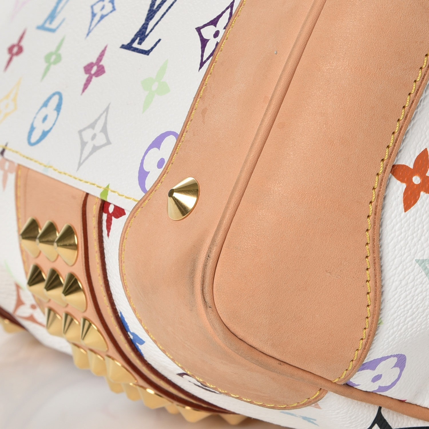 Louis Vuitton Monogram Multicolor Courtney MM White 9 of 15