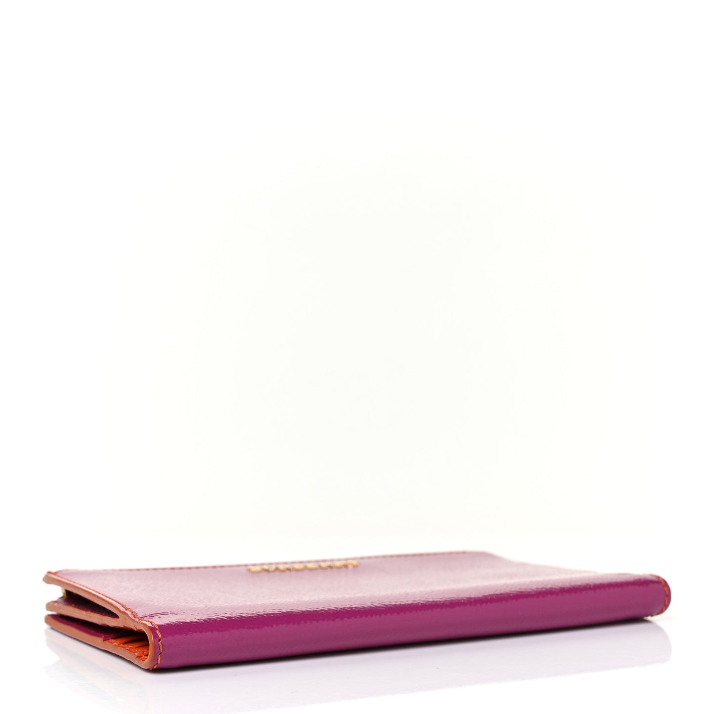 Patent Constantine Continental Wallet Viola Orange