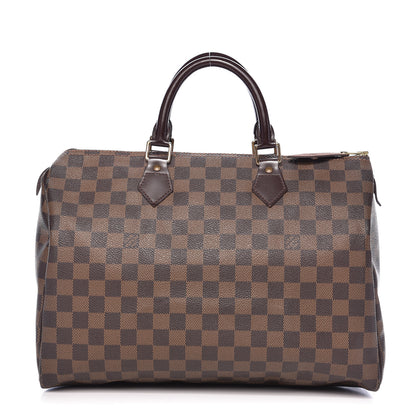 Louis Vuitton Damier Ebene Speedy 35 1 of 11