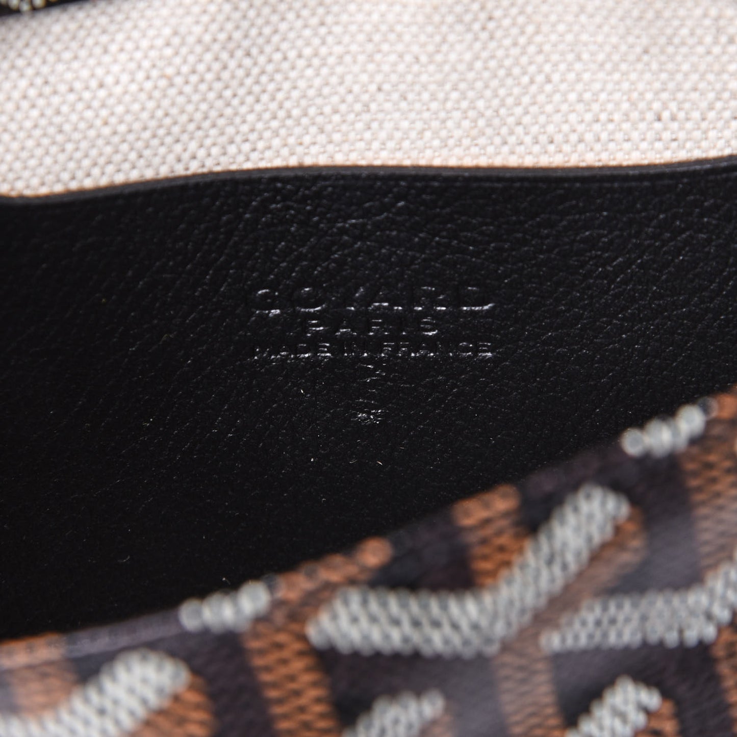 Goyardine Plumet Wallet Clutch Black