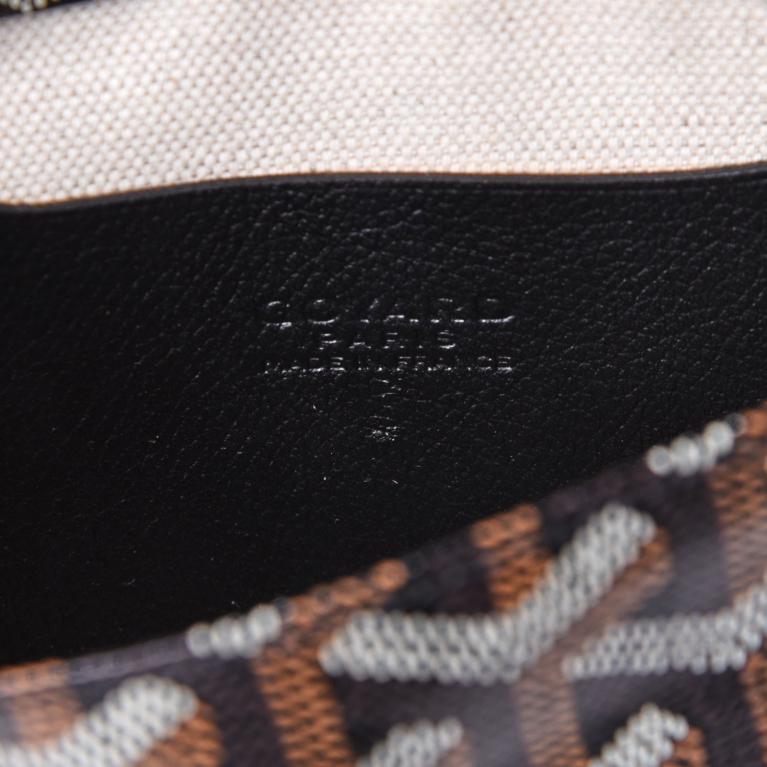 Goyard Goyardine Plumet Wallet Clutch Black 6 of 10