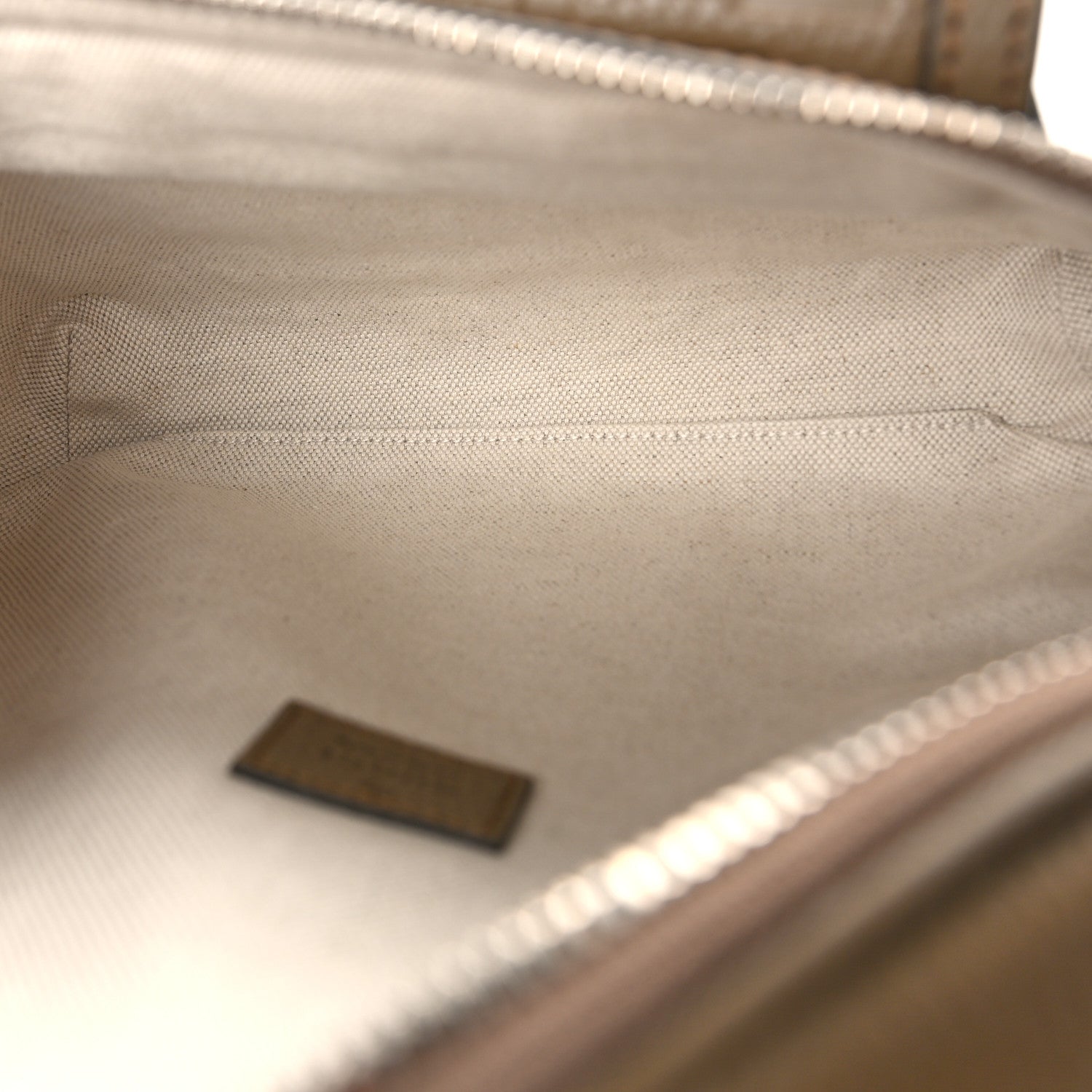 Gucci Piuma Calfskin Jumbo GG Embossed Pocket Belt Bag Good Taupe 5 of 8