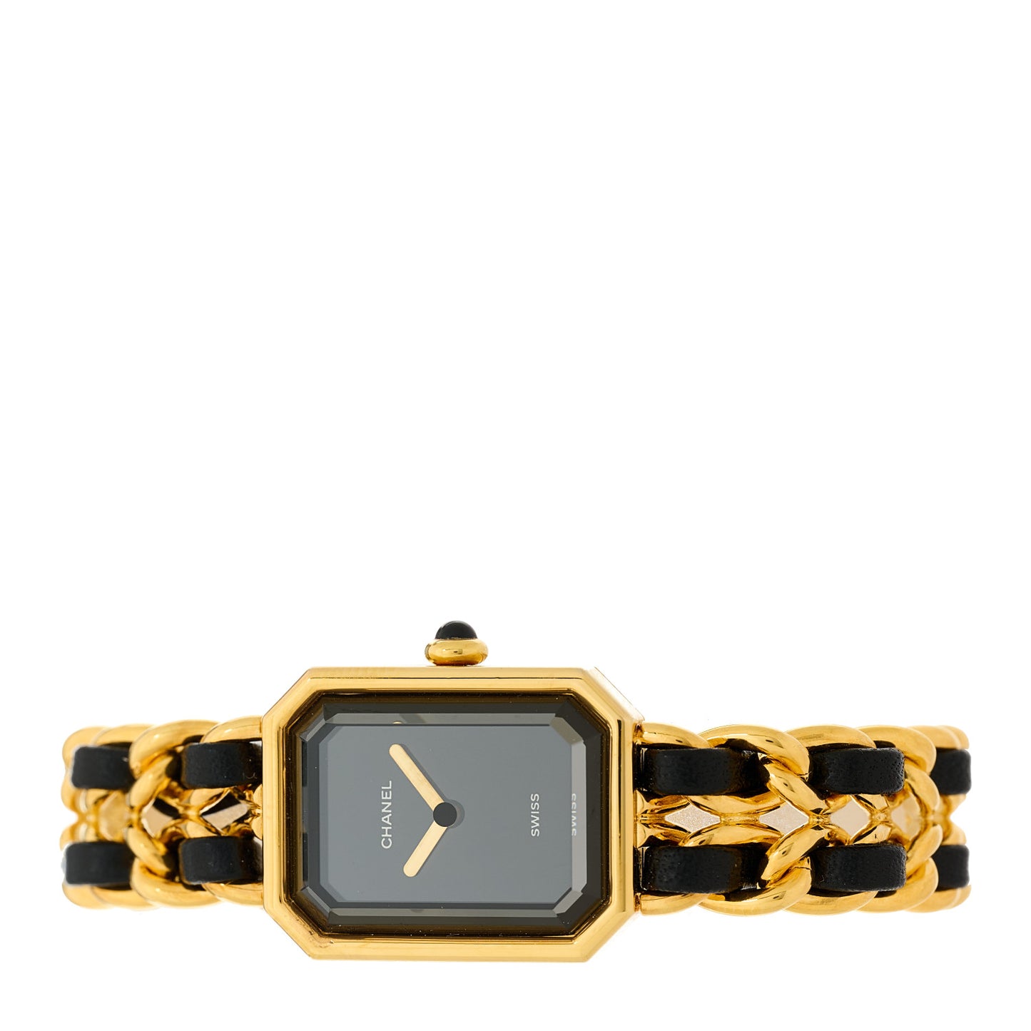 Stainless Steel Lambskin 20mm Chain Premiere Quartz Watch Gold M