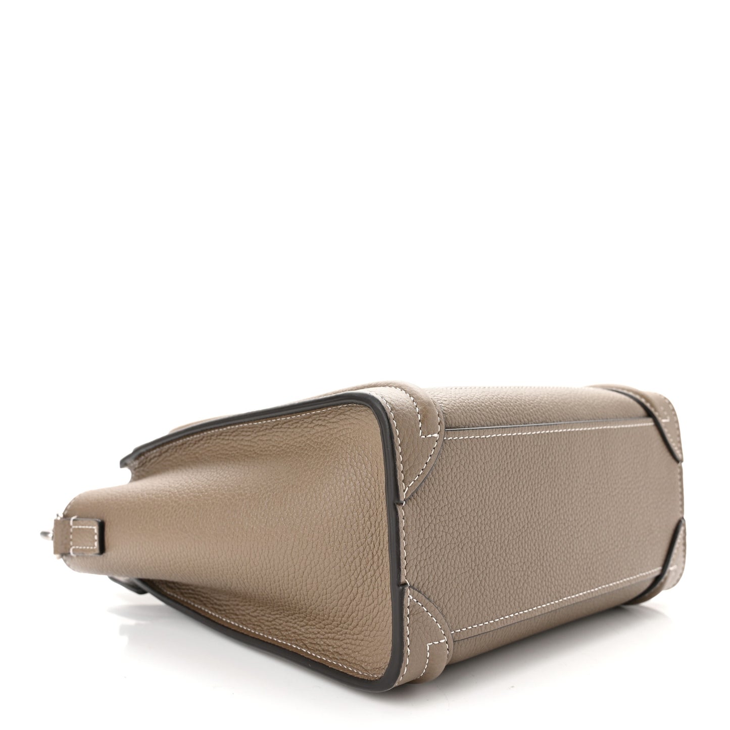 Drummed Calfskin Nano Luggage Souris