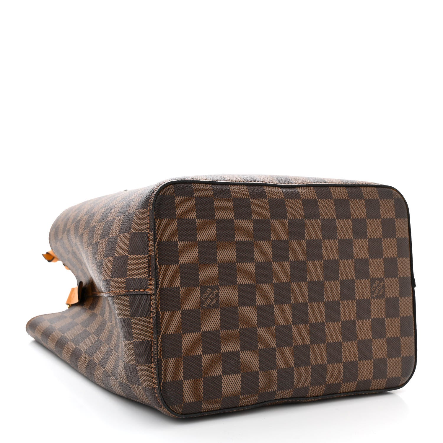 Louis Vuitton Damier Ebene Neonoe MM Safran 4 of 10