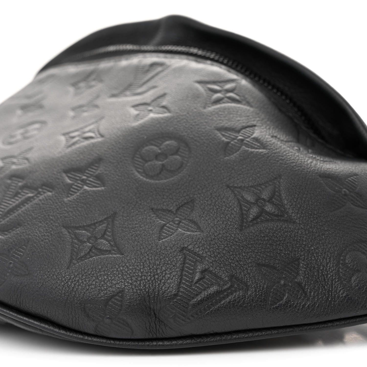 Louis Vuitton Calfskin Monogram Shadow Discovery Bumbag Black 9 of 12