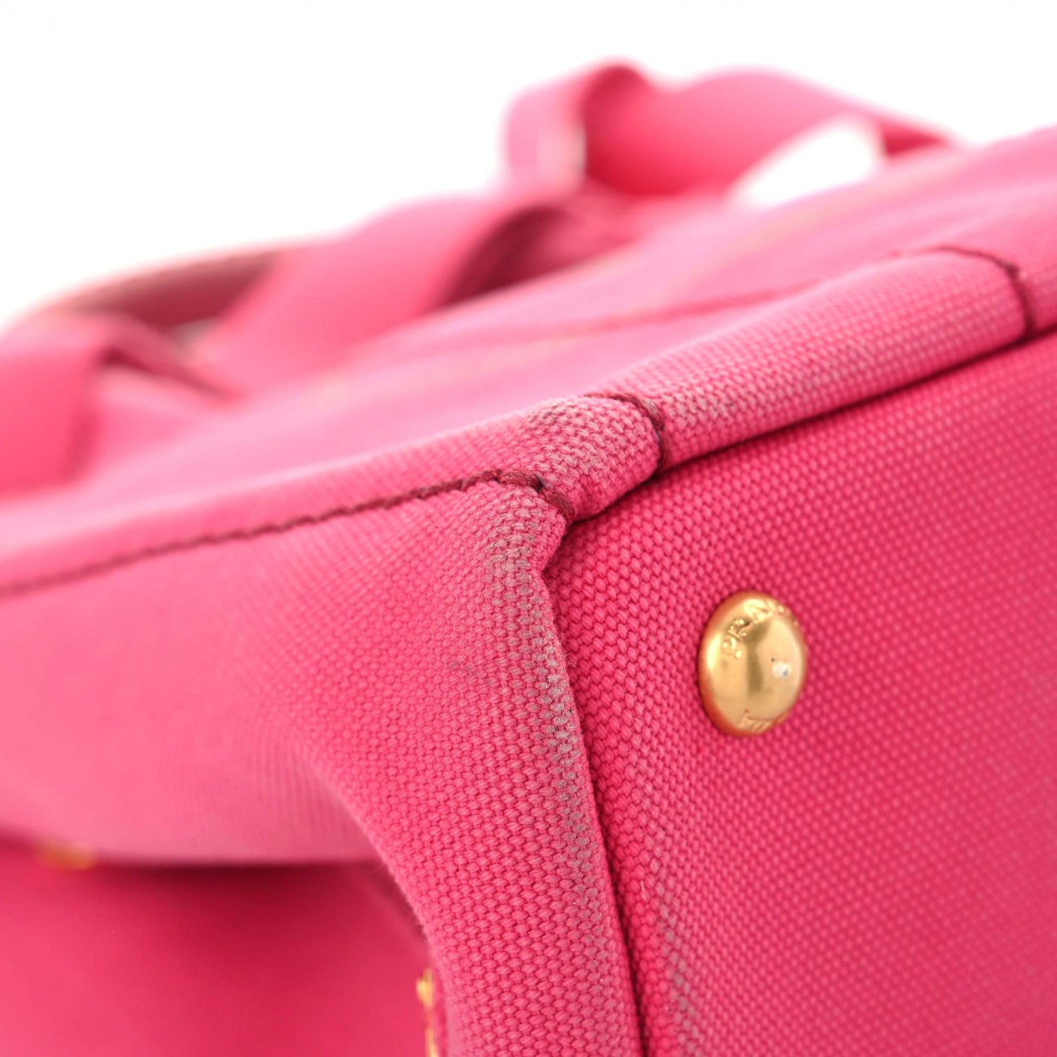 Prada Canapa Small Logo Tote Peonia 11 of 22